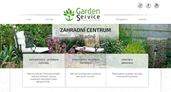 Desktop Screenshot of gardenservice.cz